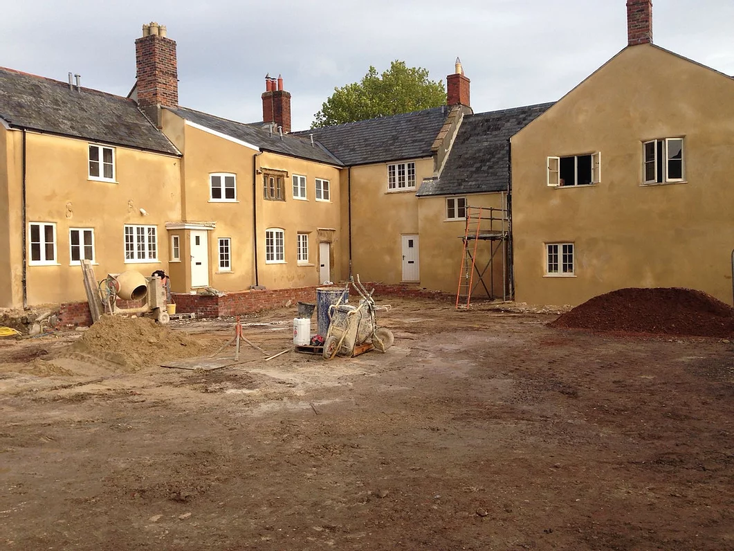 External Lime Rendering project in Bristol